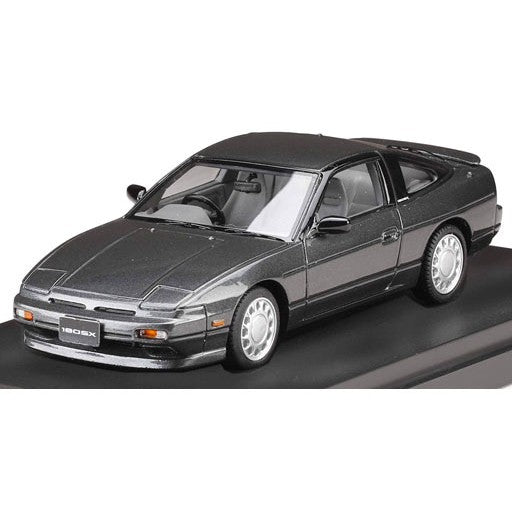 【新品】【お取り寄せ】[MDL] 1/43 ニッサン 180SX TYPE II(ダークグレーM) 完成品 ミニカー(PM43104GM) ホビージャパン(20190731)
