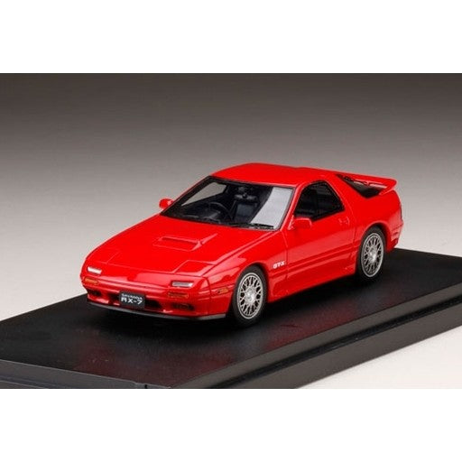 【新品】【お取り寄せ】[MDL] 1/43 マツダ RX-7 FC3S GT-X(ブレイズレッド) 完成品 ミニカー(PM43101R) ホビージャパン(20190131)