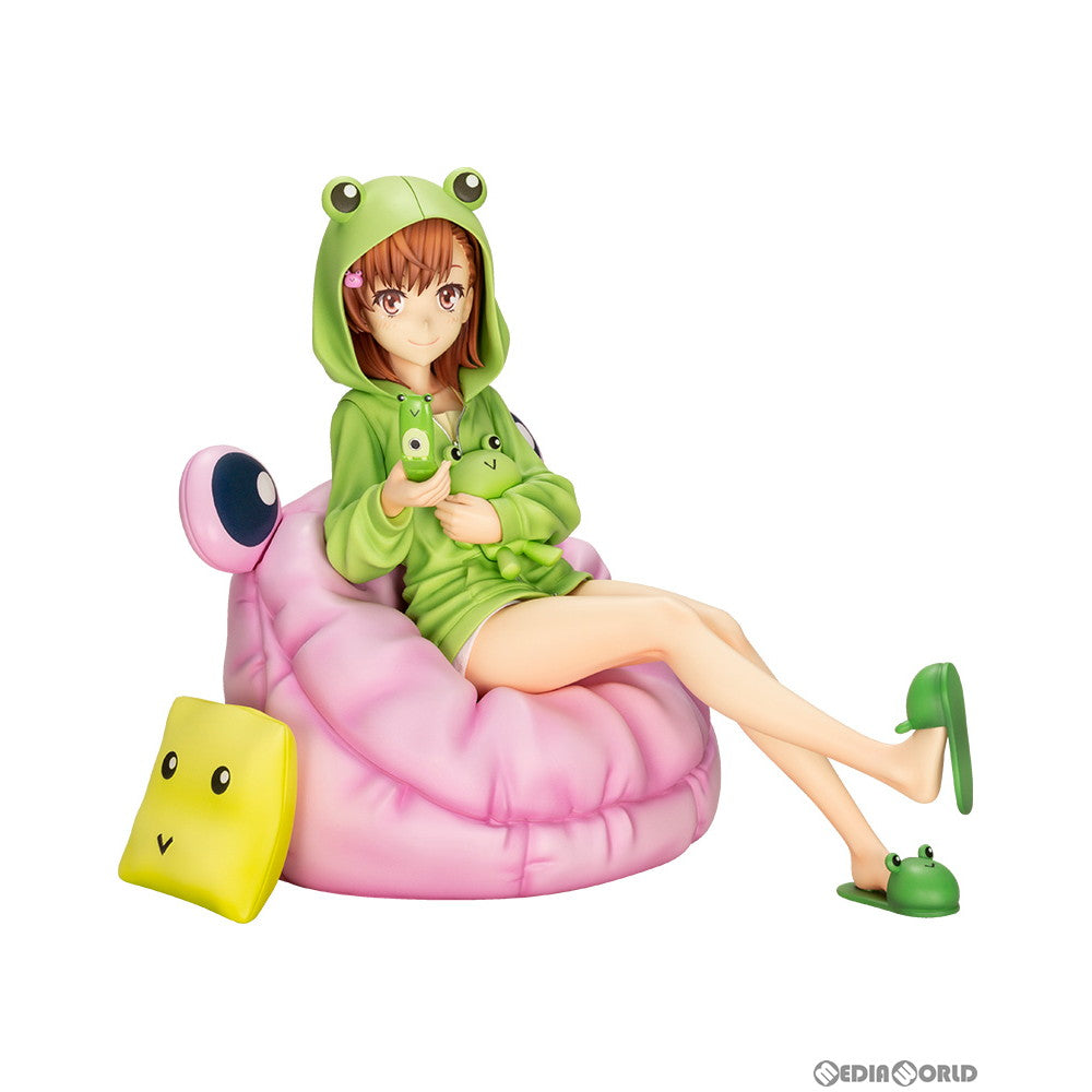 【中古即納】[FIG] 御坂美琴ゲコ太まみれver.(みさかみこと) とある科学の超電磁砲T 1/7 完成品 フィギュア(PP898) コトブキヤ(20210214)