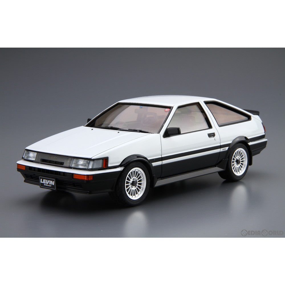 【中古即納】[PTM] ザ・モデルカー No.17 1/24 トヨタ AE86 カローラレビンGT-APEX '85 プラモデル アオシマ(20210120)
