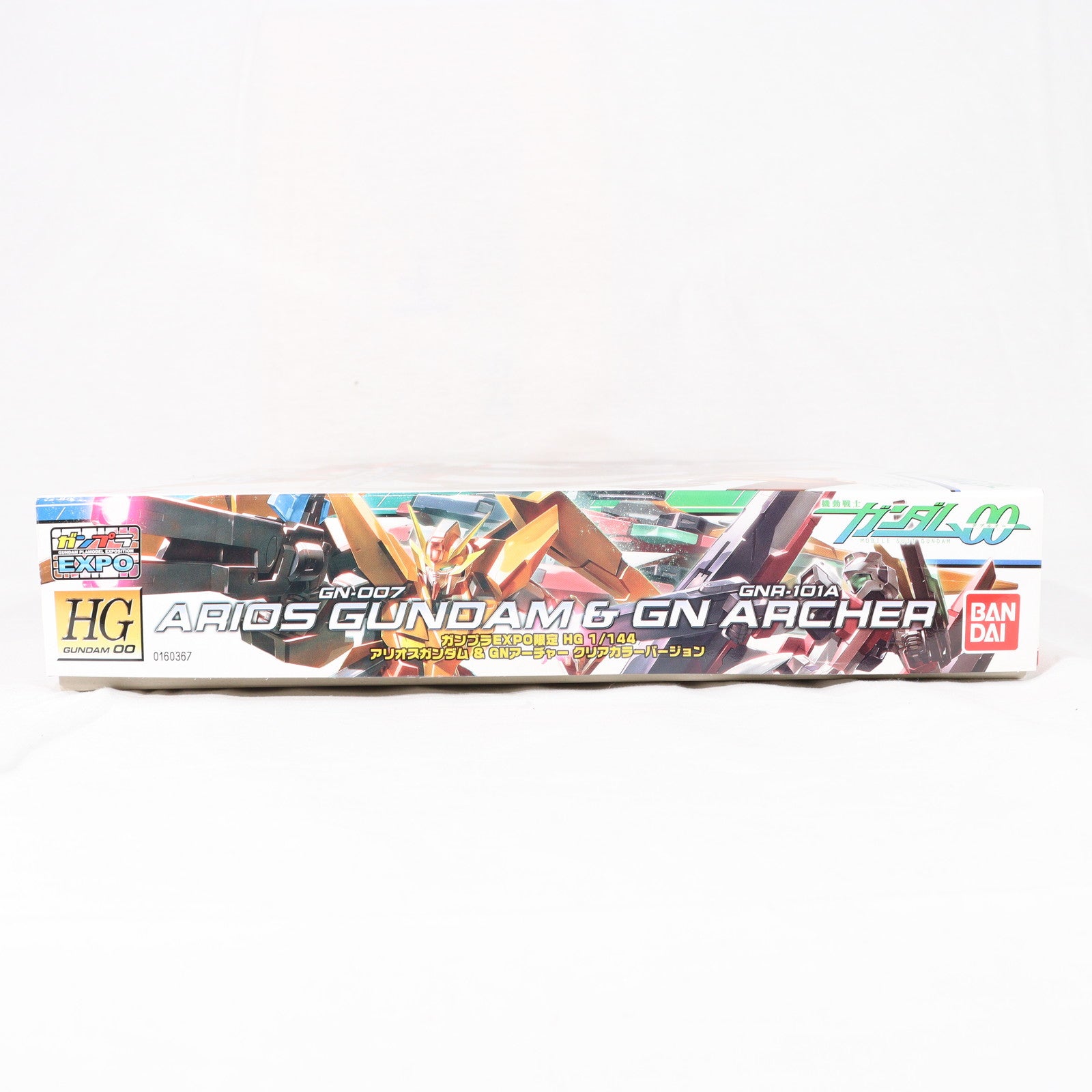 【中古即納】[PTM] ガンプラEXPO限定 HG 1/144 GN-007 アリオスガンダム&GNR-101A GNアーチャー クリアカラーバージョン 機動戦士ガンダム00(ダブルオー) プラモデル(0160367) バンダイ(20090821)