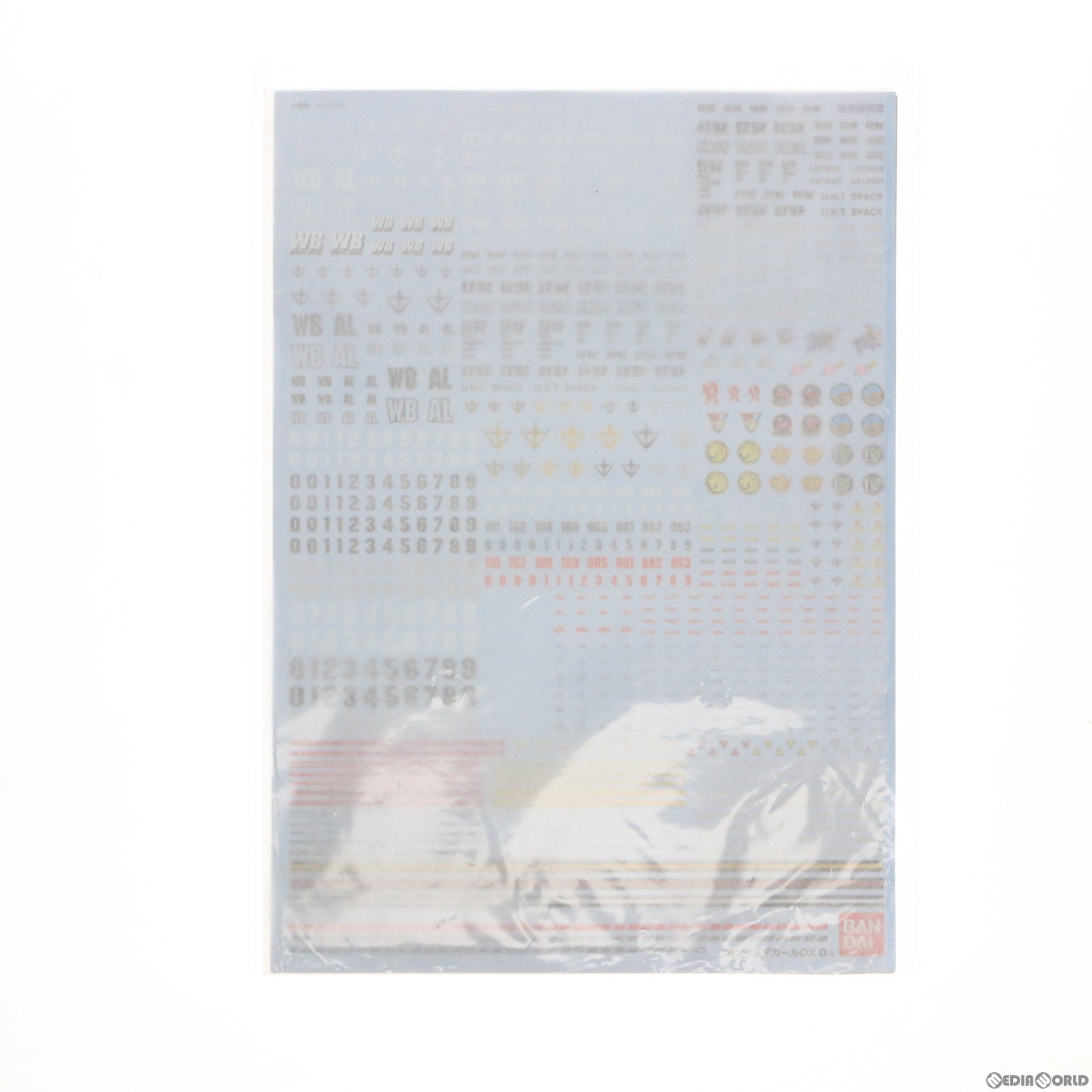 【中古即納】[PTM] プレミアムバンダイ限定 ガンダムデカールDX04 1/100 地球連邦軍MS用 機動戦士ガンダム プラモデル用デカール(2351311) バンダイ(19991231)