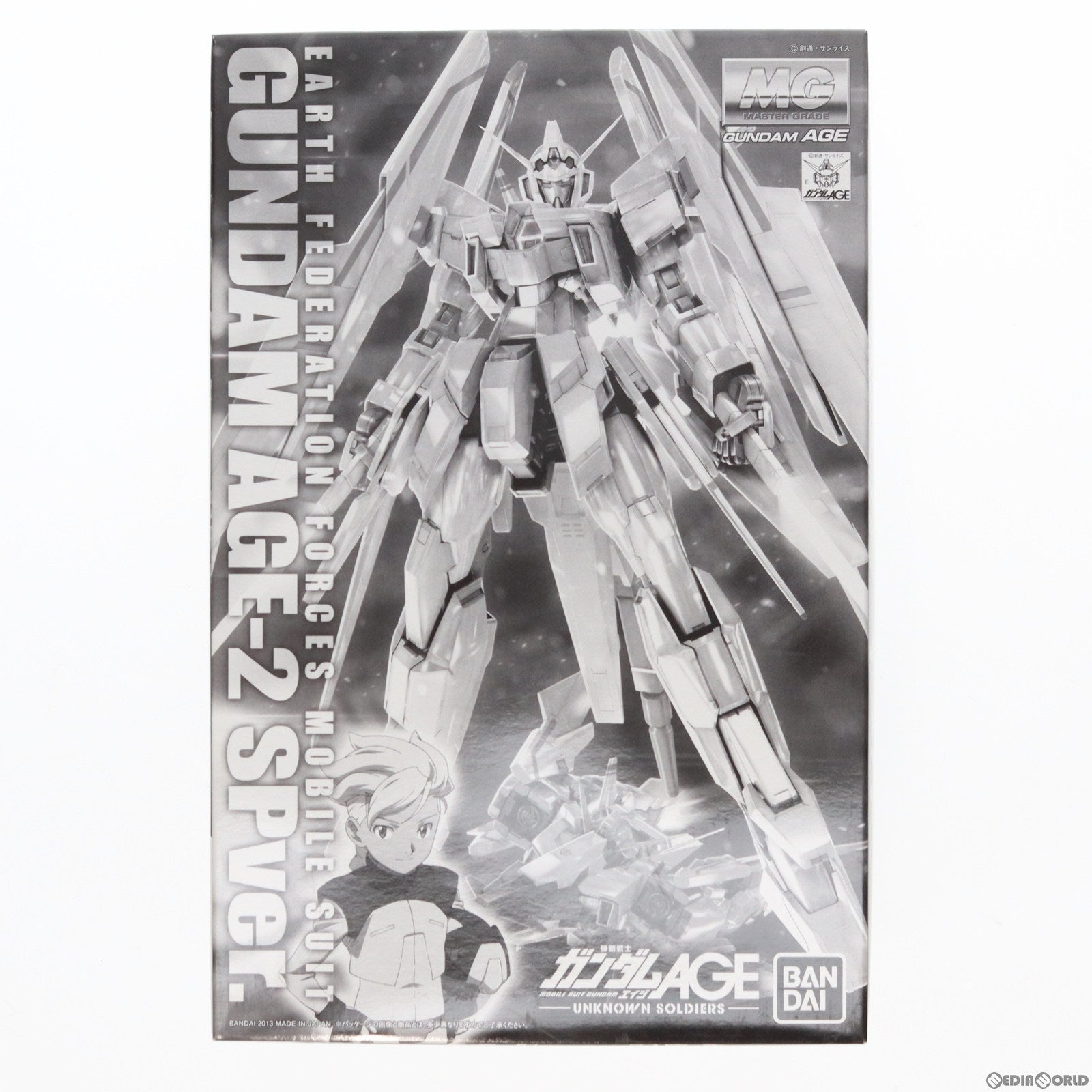 【中古即納】[PTM] プレミアムバンダイ限定 MG 1/100 AGE-2 ガンダムAGE-2ノーマル 特務隊仕様 機動戦士ガンダムAGE(エイジ) UNKNOWN SOLDIERS プラモデル(0183670) バンダイ(20130930)