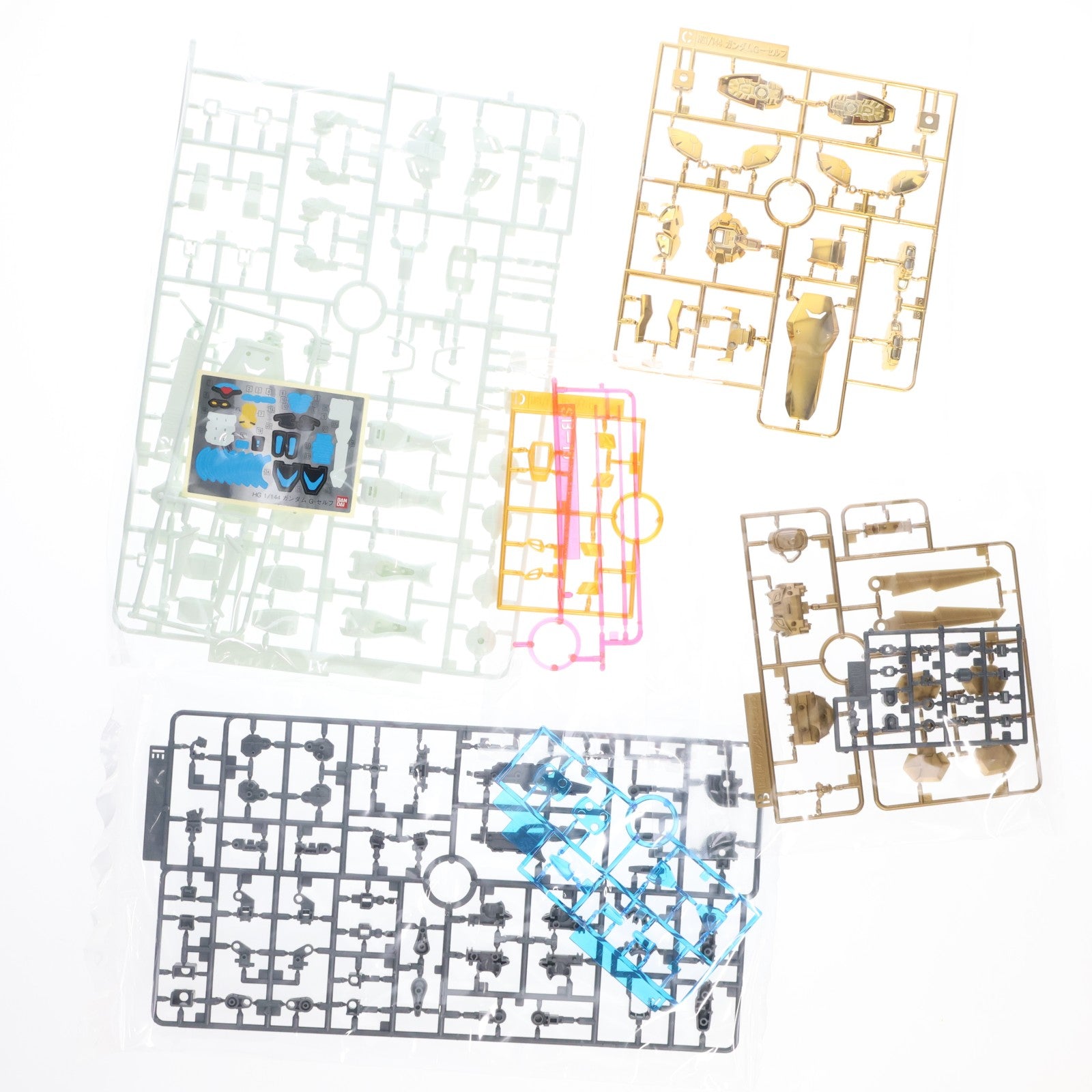 【中古即納】[PTM] HG 1/144 ガンダム35周年記念RISE!カラーガンプラセット 2015年 Gのコラボレーショントライキャンペーン賞品 ガンダム Gのレコンギスタ×ガンダムビルドファイターズトライ プラモデル バンダイ(19991231)