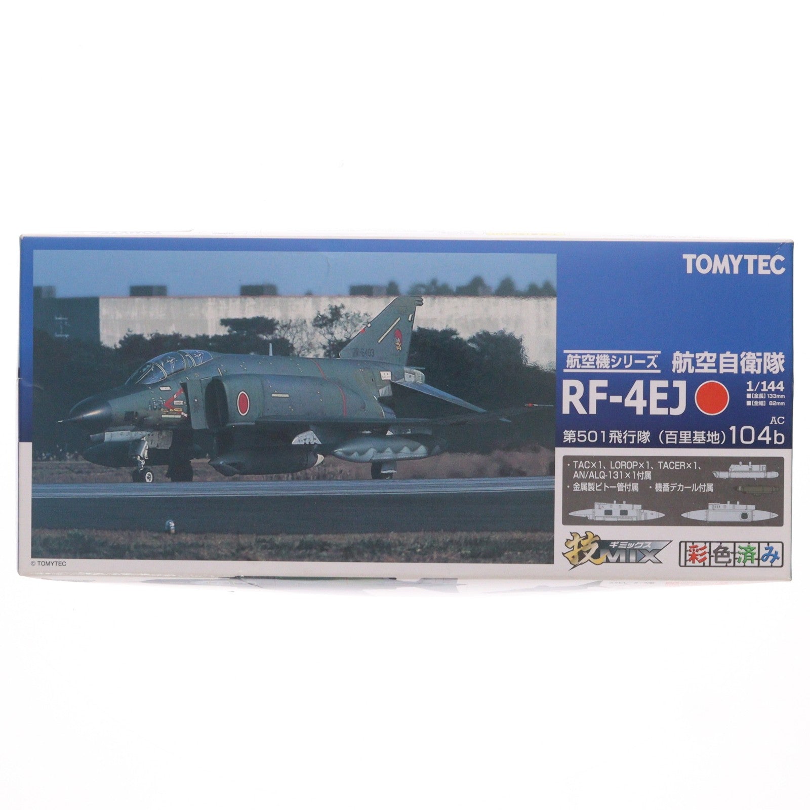 【中古即納】[PTM] 技MIX(ギミックス) 航空機シリーズ AC104b 1/144 航空自衛隊 RF-4EJ 百里(ひゃくり) プラモデル(256748) トミーテック(20141220)