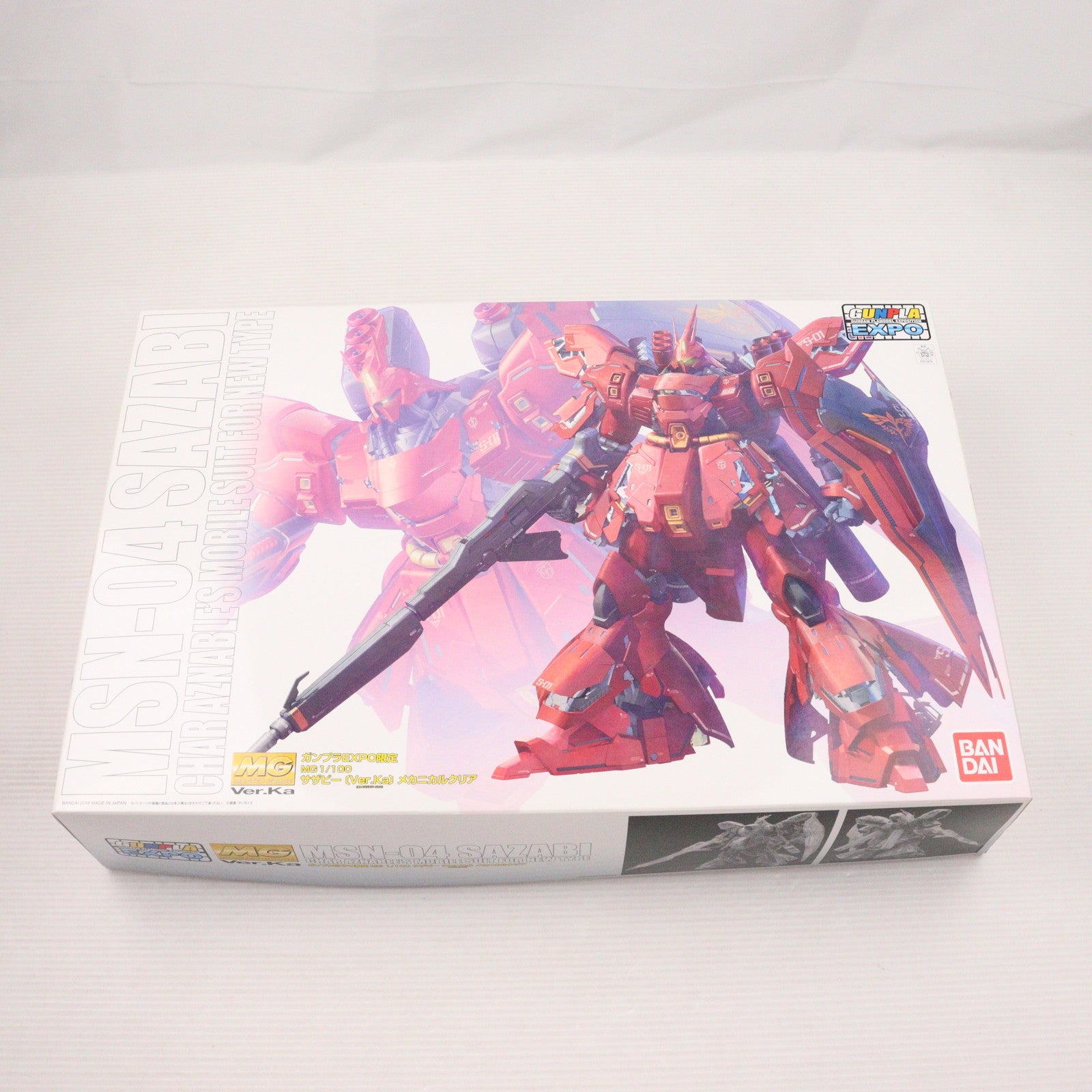 【中古即納】[PTM] 1/100 MG MSN-04 サザビー Ver.Ka メカニカルクリア 「機動戦士ガンダム 逆襲のシャア」 ガンプラEXPO限定 [0211978] バンダイ(20160811)