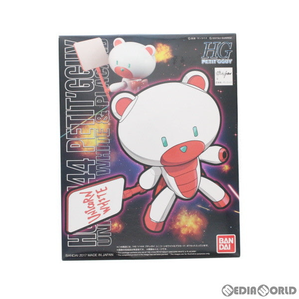 【中古即納】[PTM] イベント限定 HGPG 1/144 プチッガイ ユニコーンホワイト&プラカード ガンダムビルドファイターズトライ プラモデル(0219621) バンダイ(19991231)