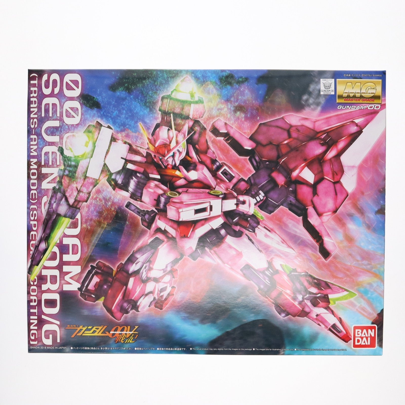 【中古即納】[PTM] 1/100 MG GN-0000GNHW/7SG ダブルオーガンダム セブンソード/G トランザムモード スペシャルコーティング 「機動戦士ガンダム00V(ダブルオーブイ)戦記」 プレミアムバンダイ限定 [0228324] バンダイ(20180430)