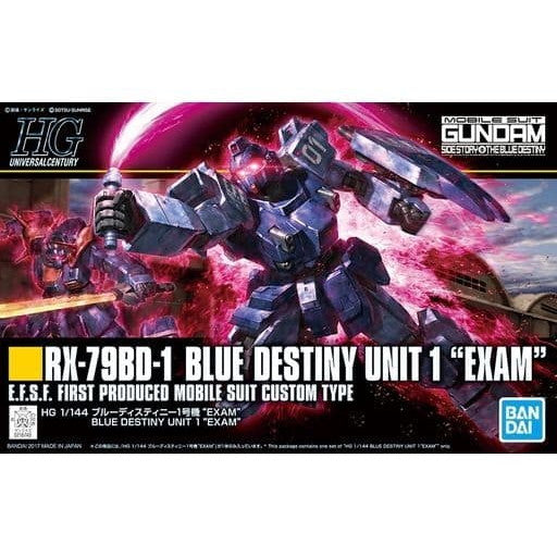 【新品即納】[PTM](再販)HGUC 1/144 RX-79BD-1 ブルーディスティニー1号機 EXAM 機動戦士ガンダム外伝 THE BLUE DESTINY プラモデル バンダイスピリッツ(20240724)