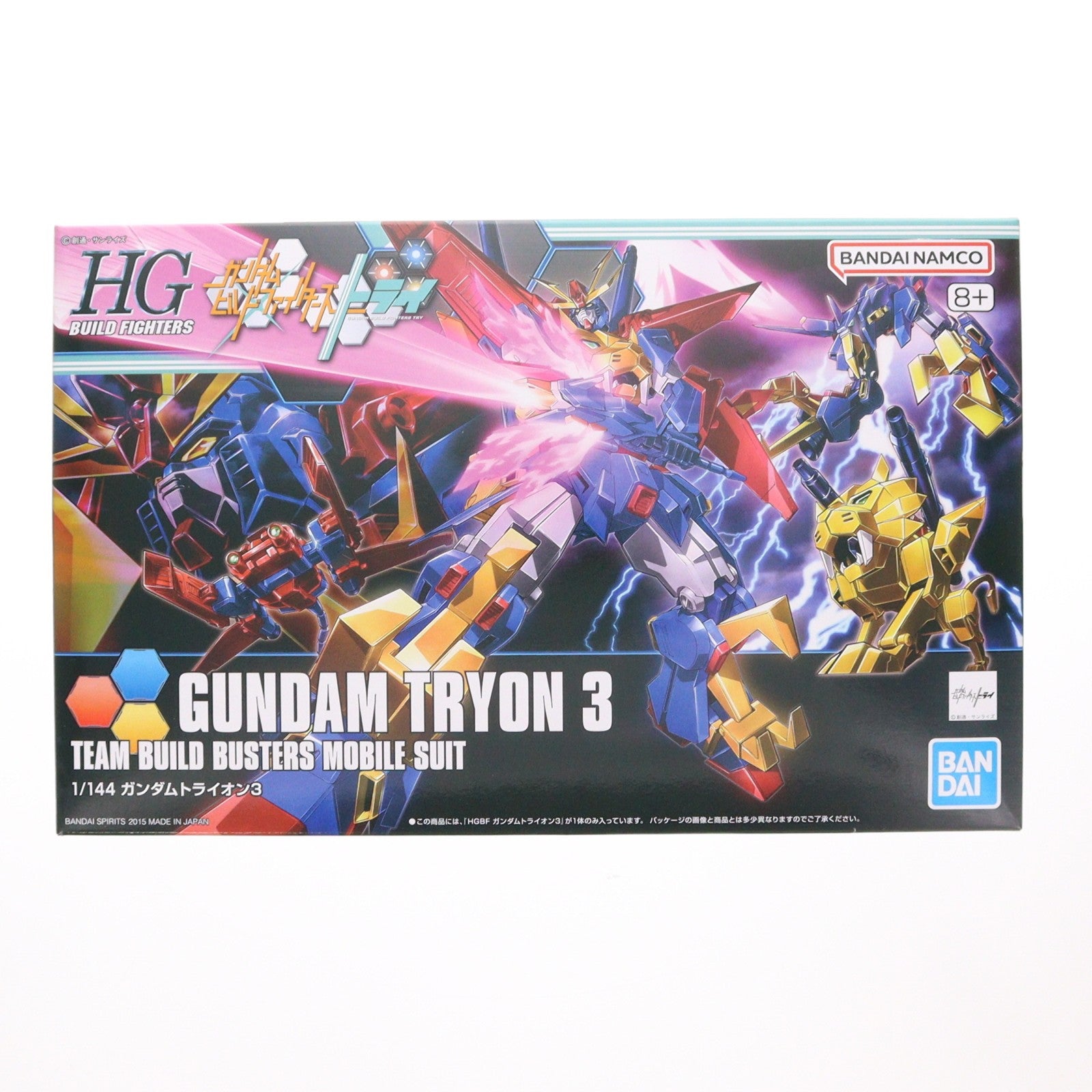 【中古即納】[PTM] (再販)HGBF 1/144 ガンダムトライオン3 ガンダムビルドファイターズトライ プラモデル バンダイスピリッツ(20240807)