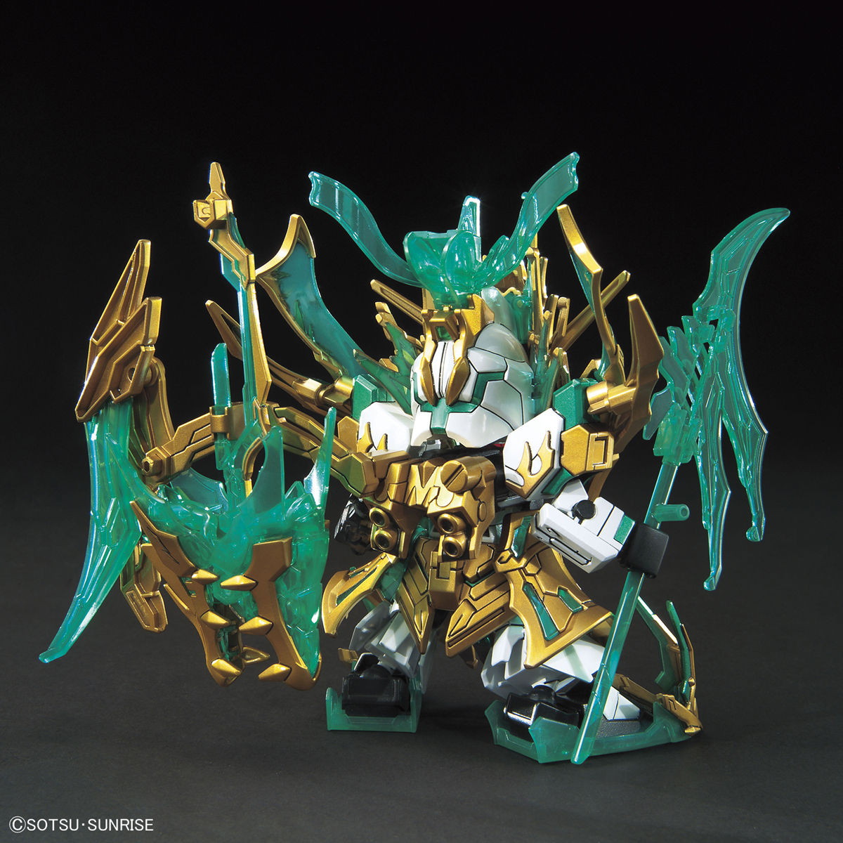 【中古即納】[PTM] 武聖関羽雲長νガンダム(ブセイカンウウンチョウニューガンダム) SDガンダムワールド 三国創傑伝 プラモデル(5058933) バンダイスピリッツ(20210424)