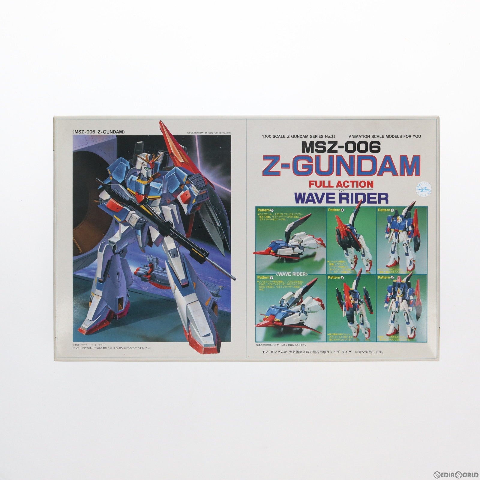 【中古即納】[PTM] 1/100 MSZ-006 ゼータガンダム シリーズ No.25 機動戦士Zガンダム プラモデル(0504923) バンダイ(19940101)