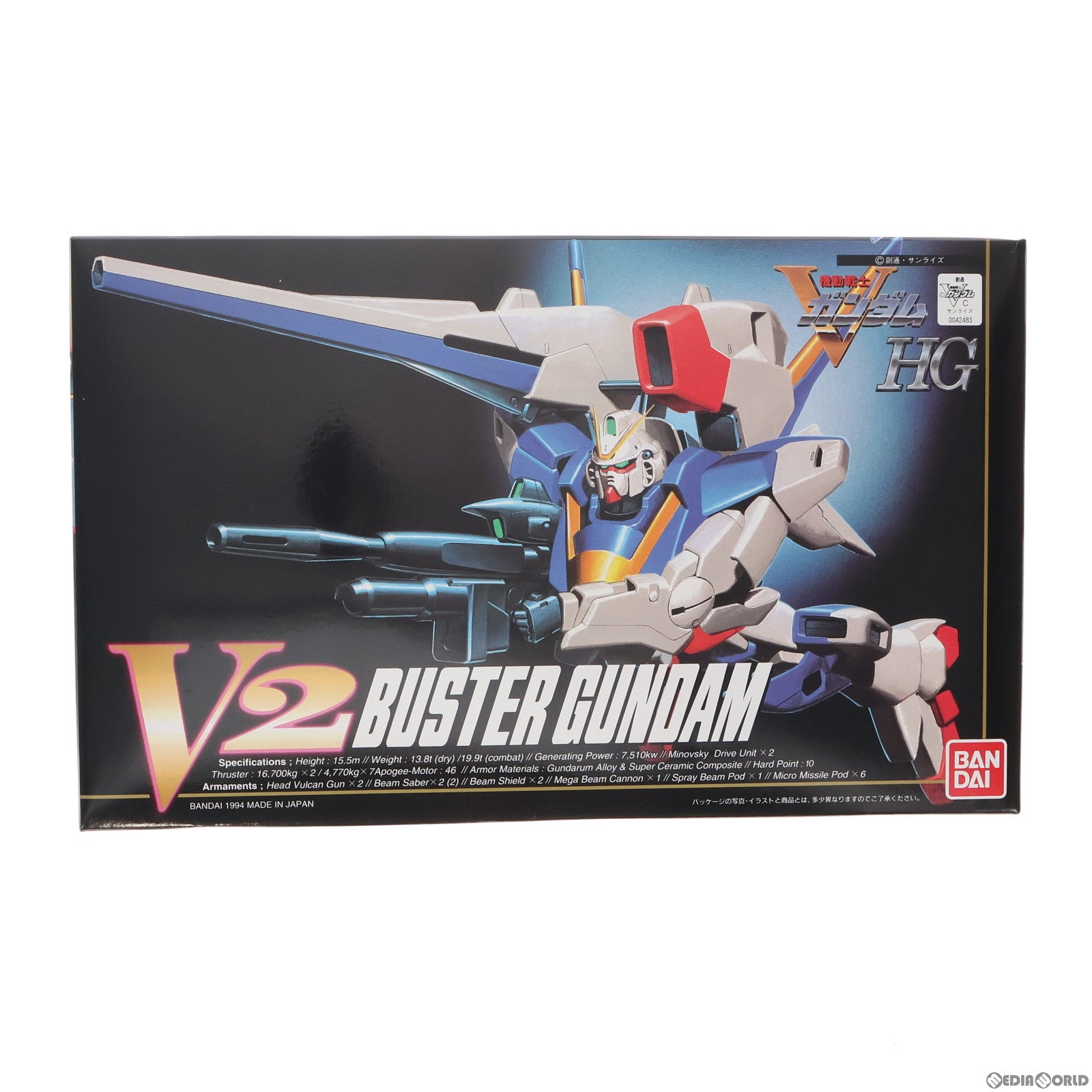 【中古即納】[PTM] HG 1/100 V2バスターガンダム 機動戦士Vガンダム プラモデル(0042483) バンダイ(19991231)