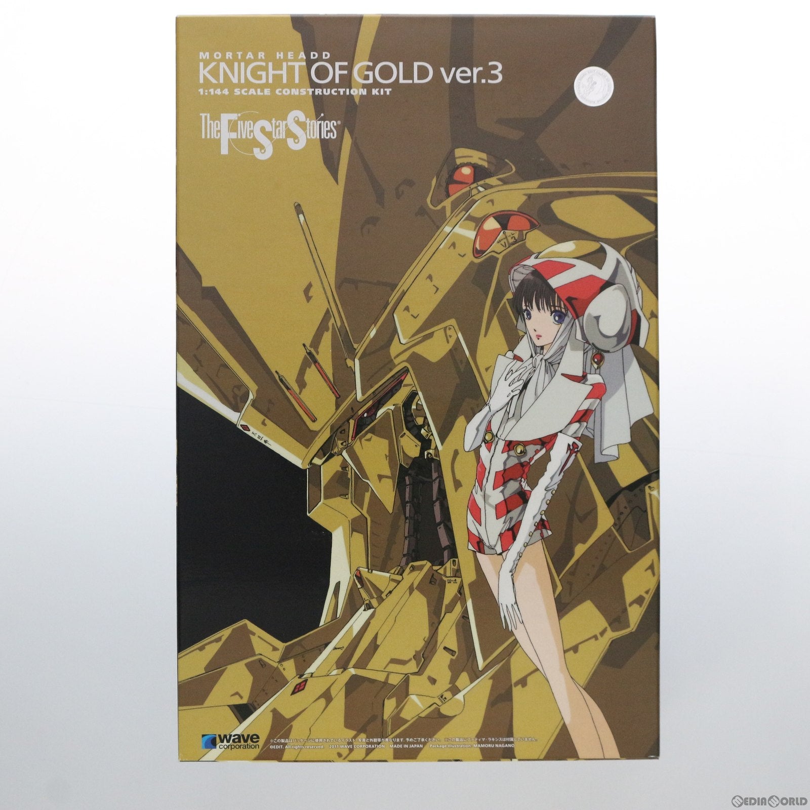 【中古即納】[PTM] 1/144 ナイト・オブ・ゴールド ver.3 ファイブスター物語 プラモデル(FS-107) ウェーブ(WAVE)(20220228)