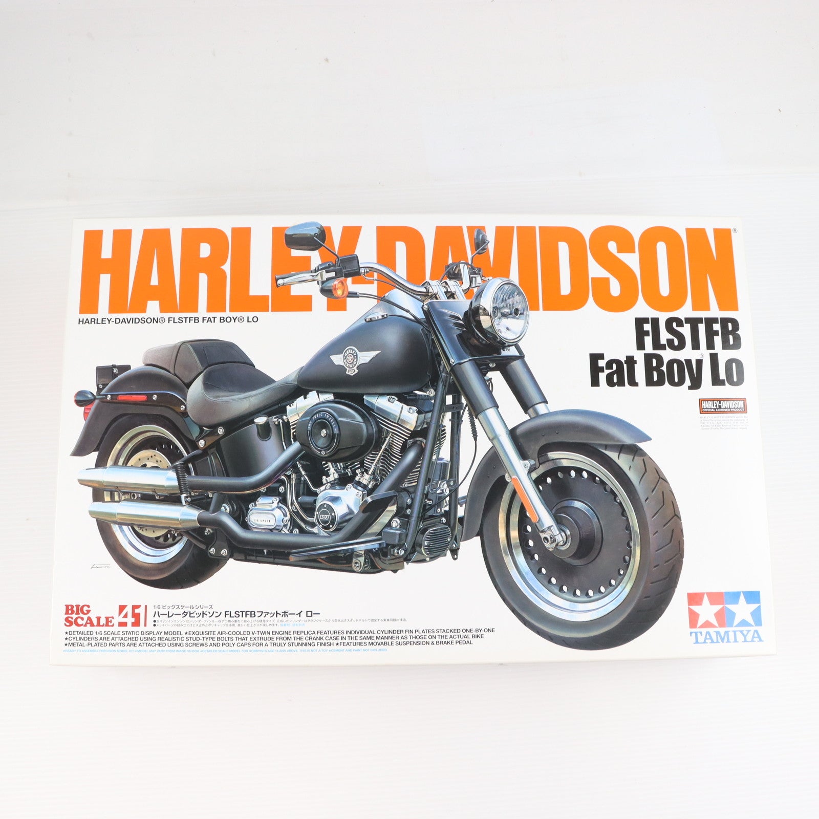 【中古即納】[PTM] オートバイシリーズ No.41 1/6 ハーレーダビッドソン FLSTFB ファットボーイ ロー ディスプレイモデル プラモデル(16041) タミヤ(20131130)