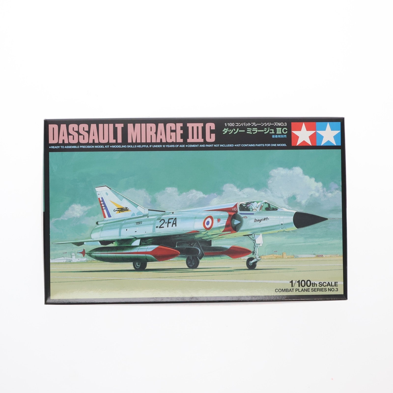 【中古即納】[PTM] コンバットプレーンシリーズ No.3 1/100 ダッソー ミラージュIIIC プラモデル(61603) タミヤ(20040601)