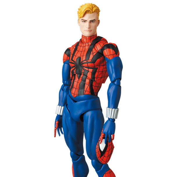 【新品即納】[FIG] (再販) マフェックス No.143 MAFEX SPIDER-MAN(BEN REILLY)(COMIC Ver.)(スパイダーマン ベン・ライリー コミックVer) アメイジング・スパイダーマン 完成品 可動フィギュア メディコム・トイ(20251011)