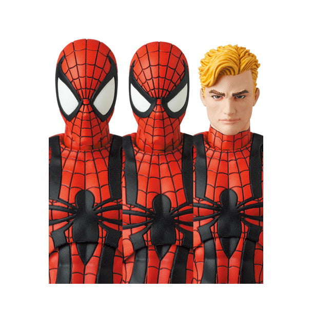 【新品即納】[FIG] (再販) マフェックス No.143 MAFEX SPIDER-MAN(BEN REILLY)(COMIC Ver.)(スパイダーマン ベン・ライリー コミックVer) アメイジング・スパイダーマン 完成品 可動フィギュア メディコム・トイ(20251011)