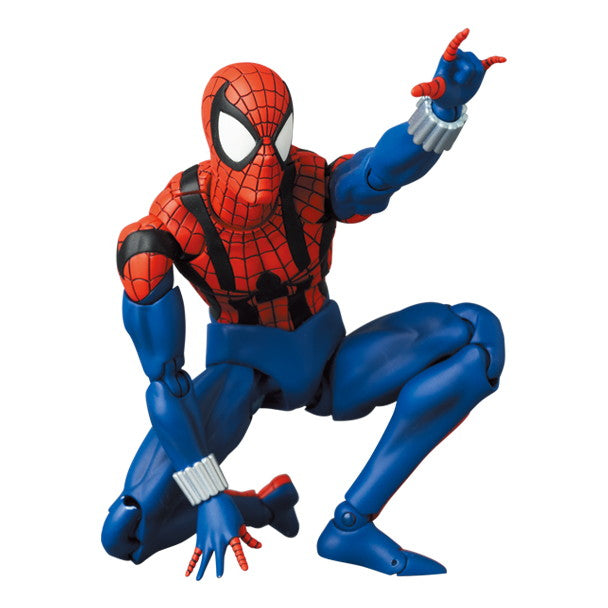 【新品即納】[FIG] (再販) マフェックス No.143 MAFEX SPIDER-MAN(BEN REILLY)(COMIC Ver.)(スパイダーマン ベン・ライリー コミックVer) アメイジング・スパイダーマン 完成品 可動フィギュア メディコム・トイ(20251011)