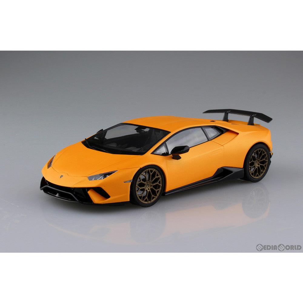 【新品即納】[PTM] ザ・スーパーカー No.13 1/24 '17 ランボルギーニ ウラカン ペルフォルマンテ プラモデル アオシマ(20210226)