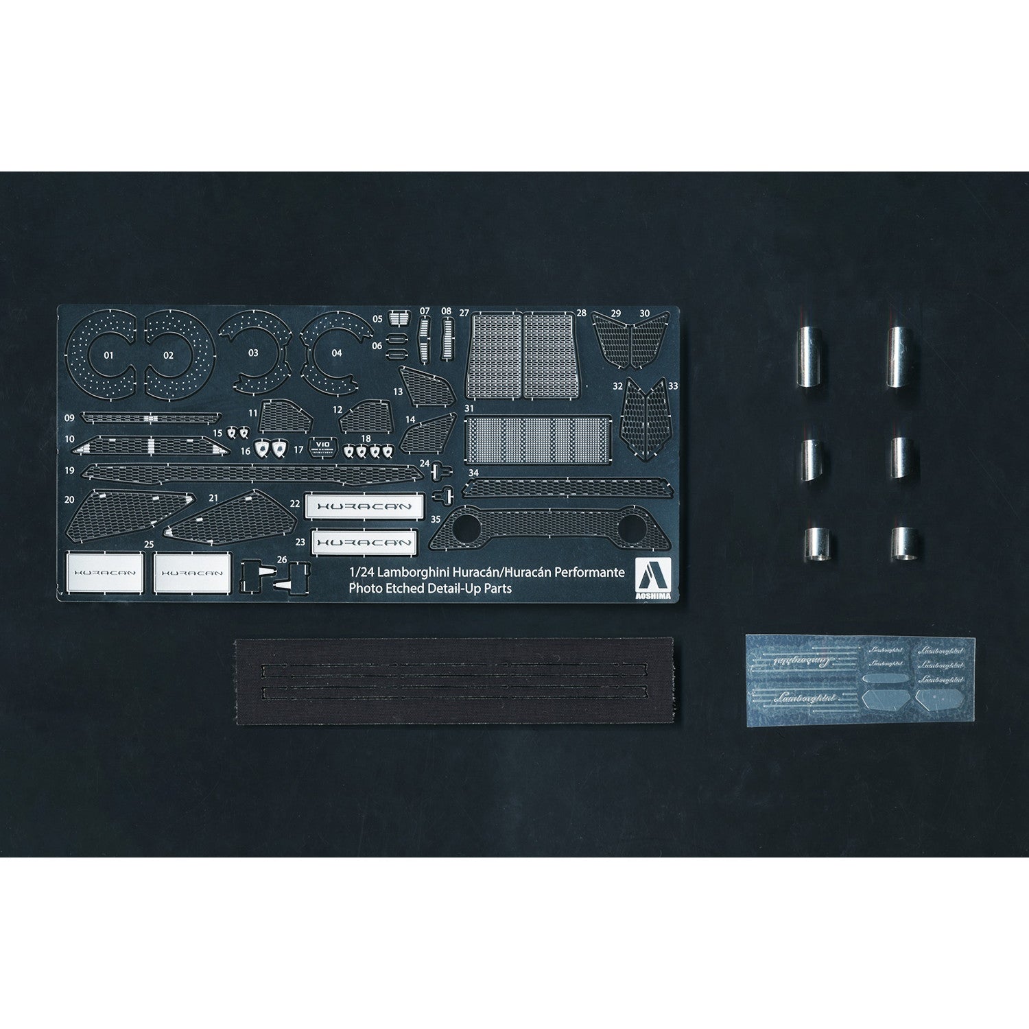 【新品即納】[PTM] (再販) ディテールアップパーツ No.TSC-03 1/24 ランボルギーニ ウラカン/ウラカン ペルフォルマンテ 共通ディテールアップパーツ プラモデル用アクセサリ(062050) アオシマ(20250918)