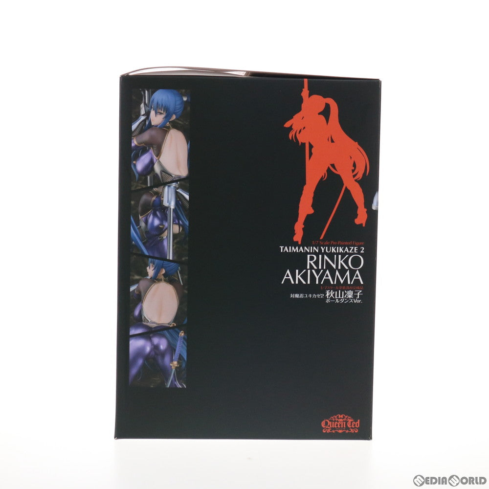 【中古即納】[FIG] 秋山凜子(あきやまりんこ) ポールダンスVer. 色替え版 対魔忍ユキカゼ2 1/7 完成品 フィギュア クイーンテッド(20210331)