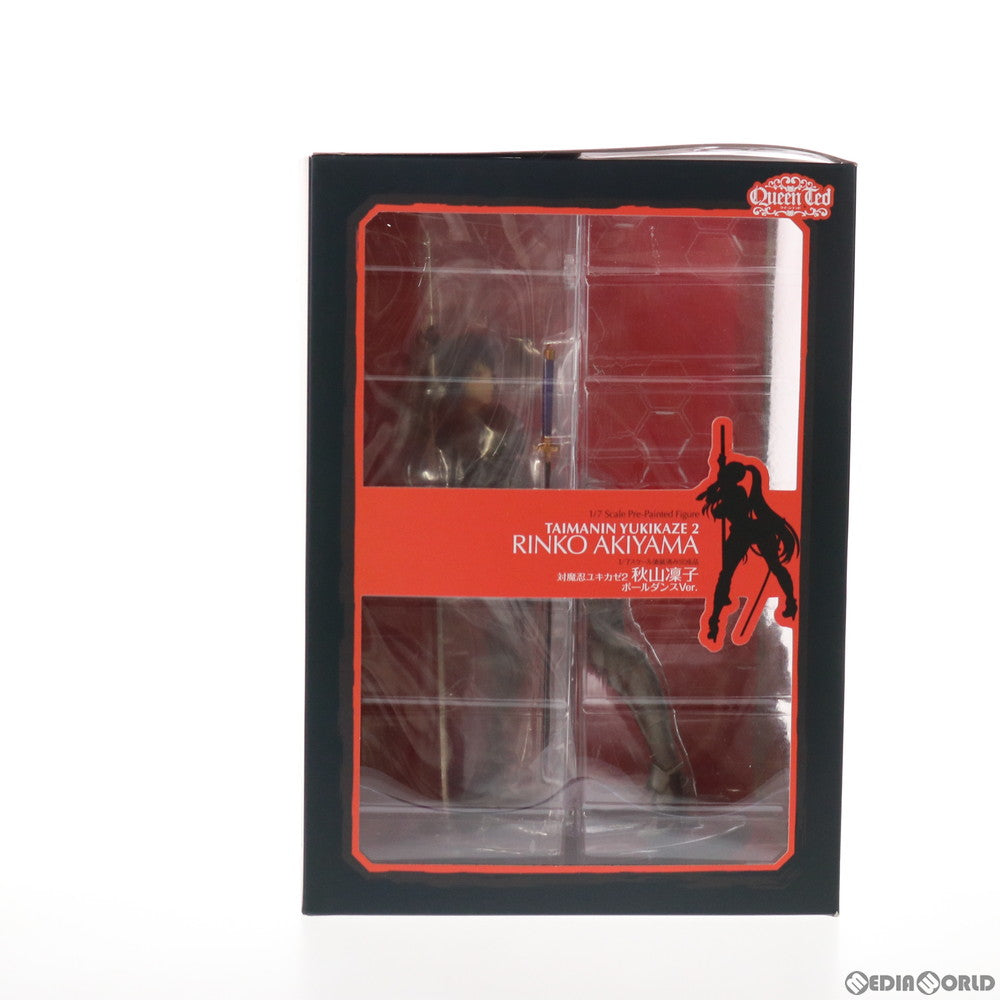 【中古即納】[FIG] 秋山凜子(あきやまりんこ) ポールダンスVer. 色替え版 対魔忍ユキカゼ2 1/7 完成品 フィギュア クイーンテッド(20210331)