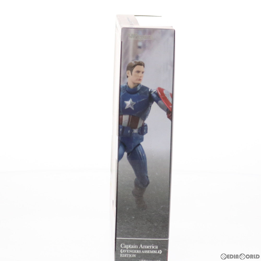 【中古即納】[FIG] S.H.Figuarts(フィギュアーツ) キャプテン・アメリカ -AVENGERS ASSEMBLE EDITION-(アベンジャーズ) 完成品 可動フィギュア バンダイスピリッツ(20210429)