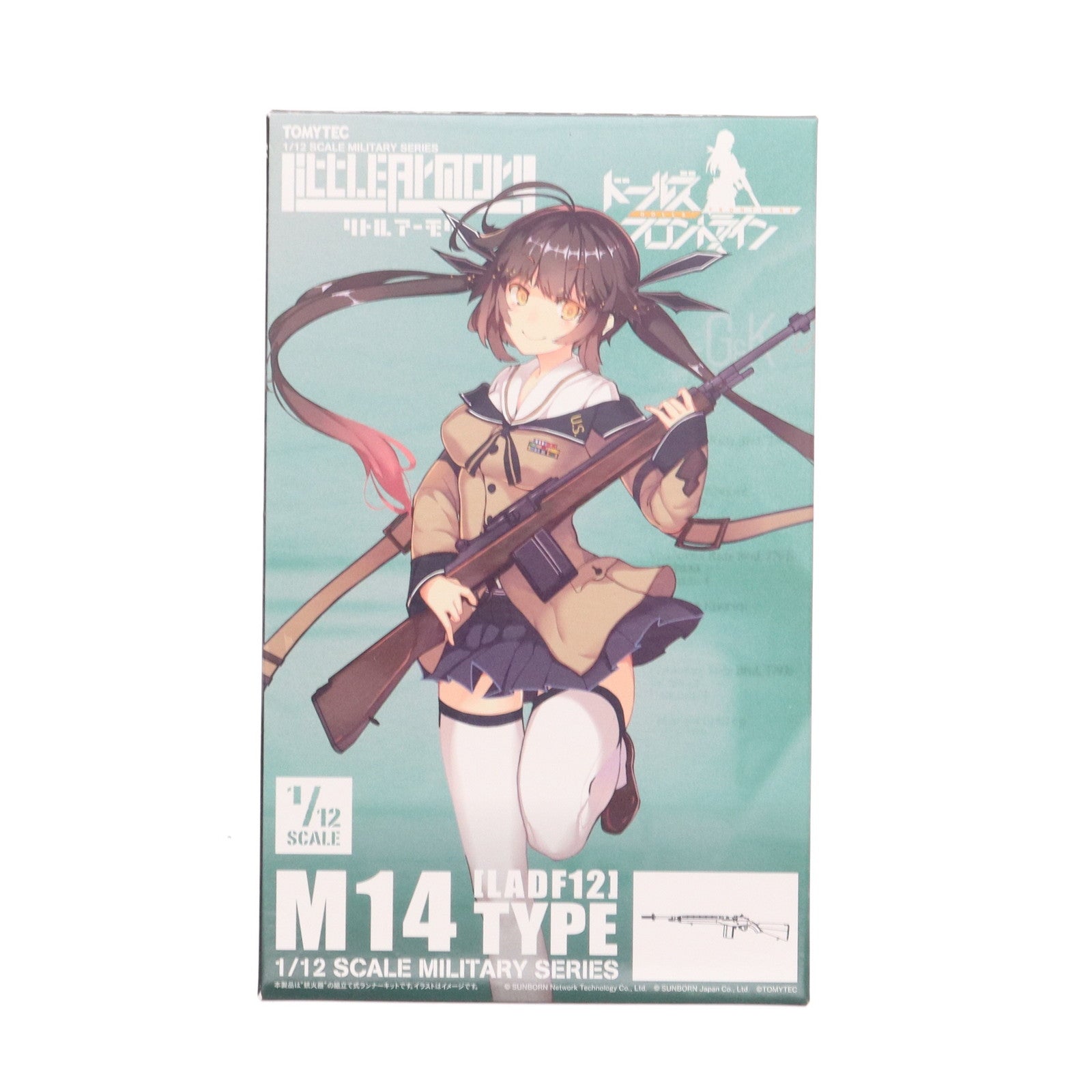 【中古即納】[PTM] イラストカード無し LittleArmory(リトルアーモリー) 1/12 LADF12 ドールズフロントラインM14タイプ プラモデル TOMYTEC(トミーテック)(20210625)