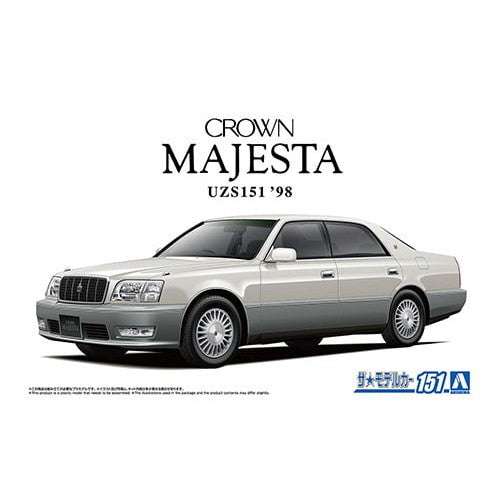 【予約安心出荷】[PTM] (再販) ザ・モデルカー No.151 1/24 トヨタ UZS151 クラウンマジェスタ Cタイプ '98 プラモデル(062197) アオシマ(20260531)