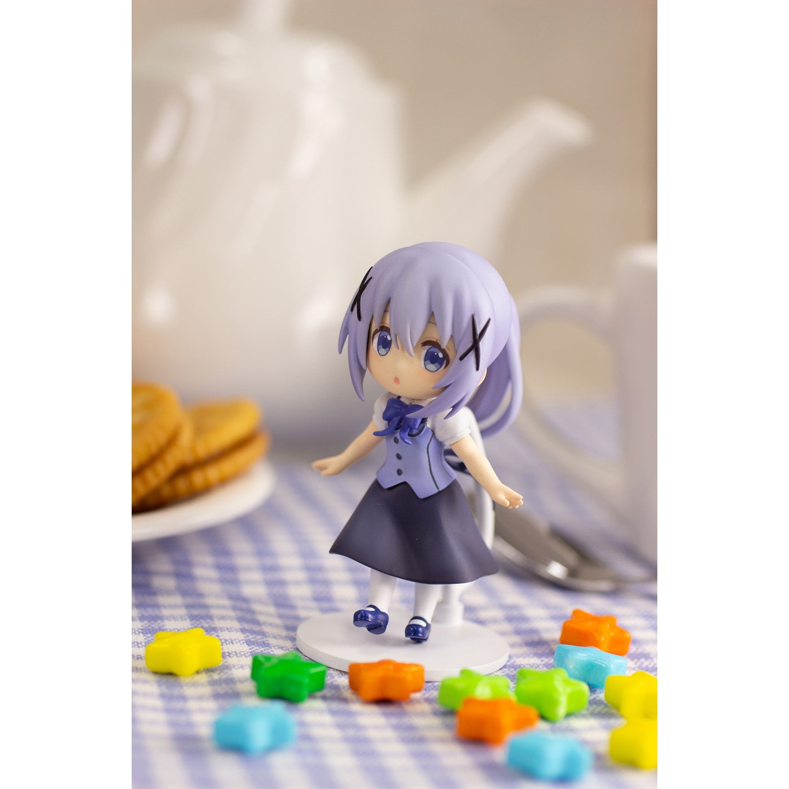 【新品即納】[FIG] (再販) チノ ご注文はうさぎですか? BLOOM(ブルーム) 完成品 ミニフィギュア(PF150) PLUM(プラム) (20241031)