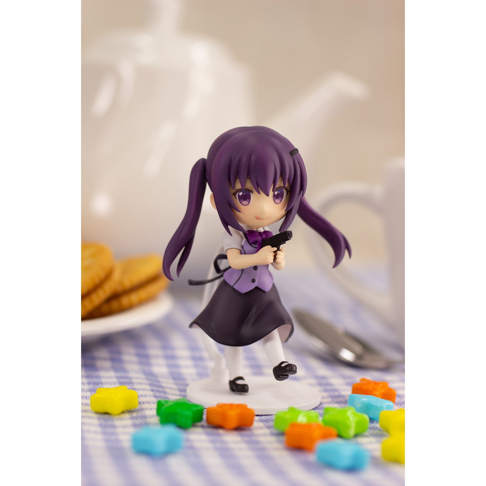 【新品即納】[FIG] (再販) リゼ ご注文はうさぎですか? BLOOM(ブルーム) 完成品 ミニフィギュア(PF151) PLUM(プラム) (20241031)