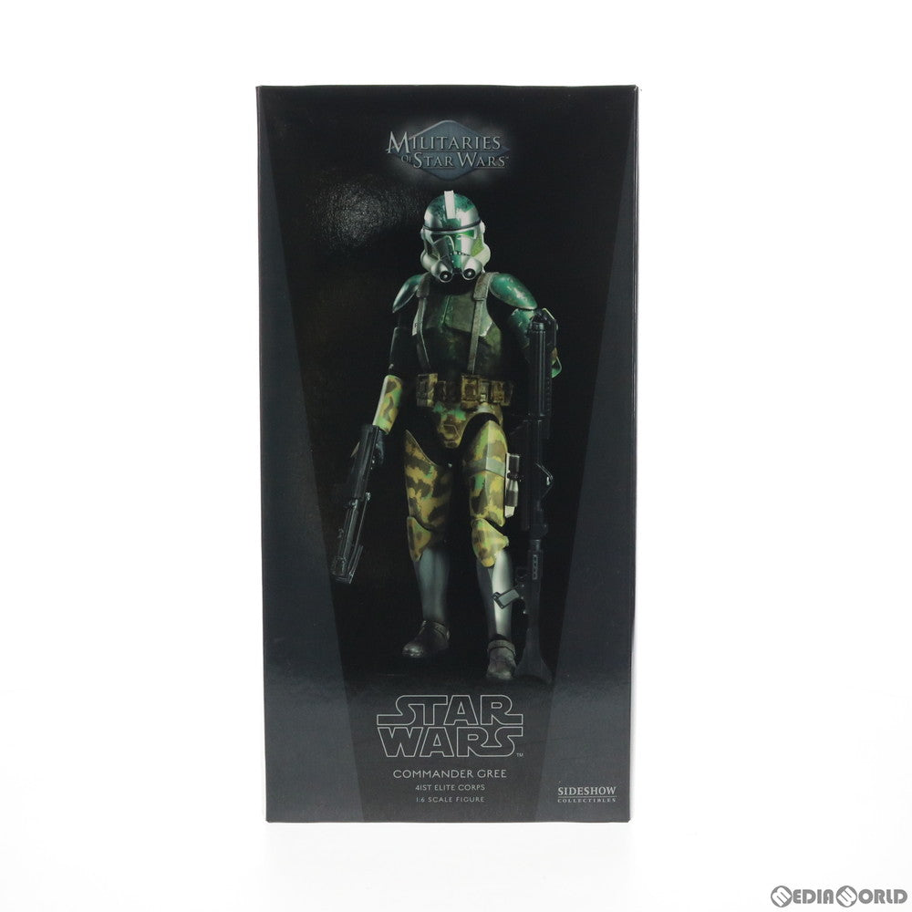 【中古即納】[FIG] ミリタリーズ・オブ・スター・ウォーズ コマンダー・グリー スターウォーズ エピソード3/シスの復讐 1/6 完成品 可動フィギュア(SW 1/6 #078) サイドショウ(20120119)