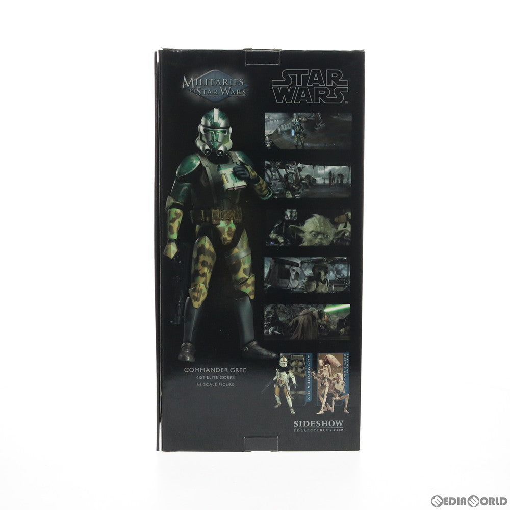 【中古即納】[FIG] ミリタリーズ・オブ・スター・ウォーズ コマンダー・グリー スターウォーズ エピソード3/シスの復讐 1/6 完成品 可動フィギュア(SW 1/6 #078) サイドショウ(20120119)