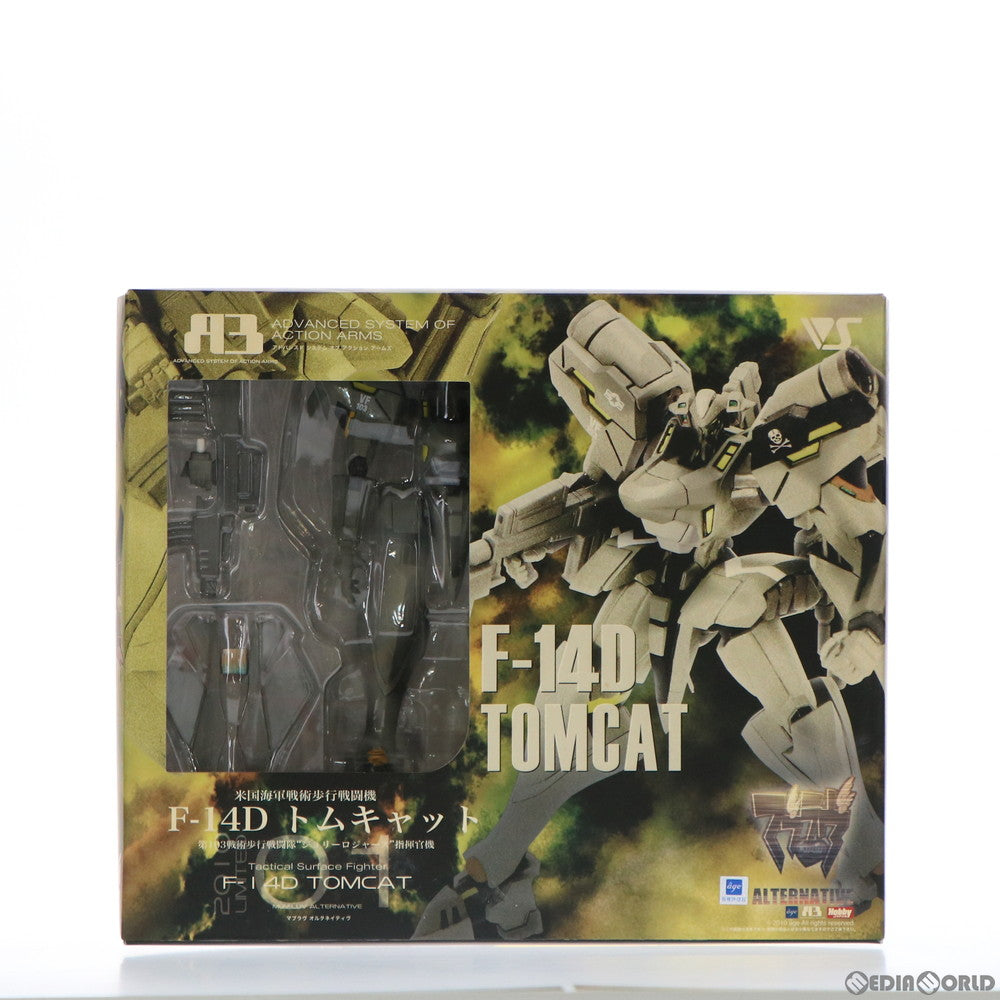 【中古即納】[FIG] A3メカアクションフィギュアシリーズ 米国海軍戦術歩行戦闘機 F-14D トムキャット 第103戦術歩行戦闘隊『ジョリーロジャース』指揮官機 マブラヴ オルタネイティヴ 完成品 可動フィギュア ワンダーフェスティバル2010冬限定 ボークス(20100207)