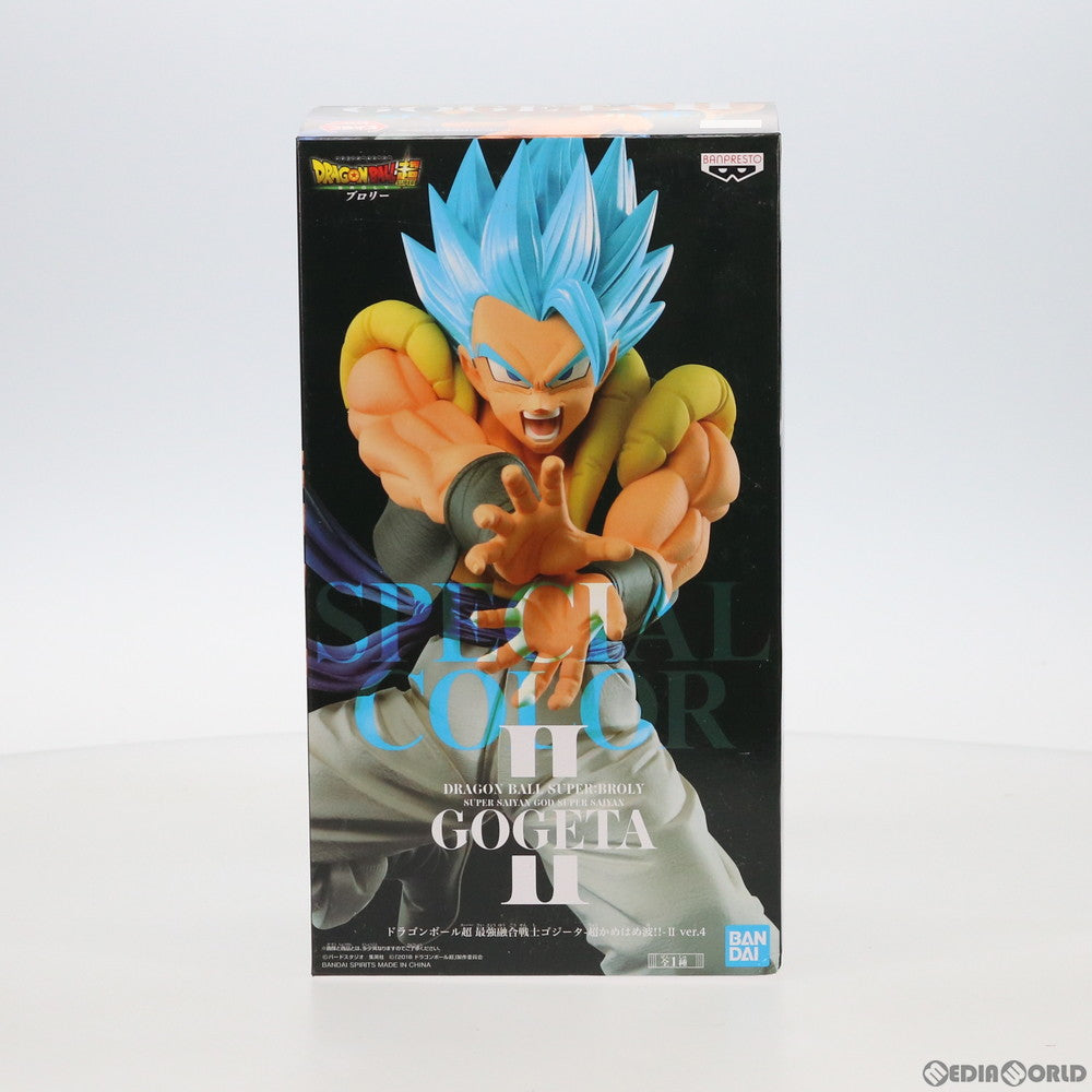 【中古即納】[FIG] ナムコ限定 SSGSSゴジータ(スーパーサイヤ人ゴッドスーパーサイヤ人ゴジータ) スペシャルカラー 映画 ドラゴンボール超 ブロリー 最強融合戦士ゴジータ-超かめはめ波!!- II ver.4 フィギュア プライズ バンプレスト(20201128)
