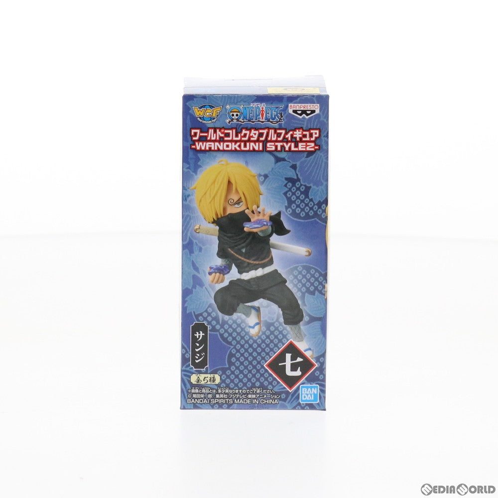 【中古即納】[FIG] サンジ ワンピース ワールドコレクタブルフィギュア-WANOKUNI STYLE2- プライズ(82456) バンプレスト(20201220)