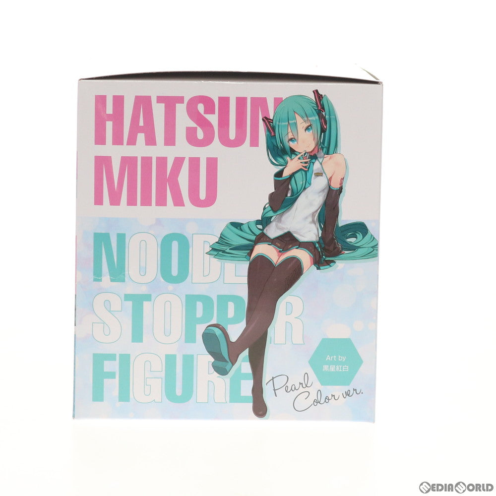 【中古即納】[FIG] 初音ミク VOCALOID ぬーどるストッパーフィギュア -パールカラーver.-  プライズ(AMU-PRZ11744) フリュー(20210131)