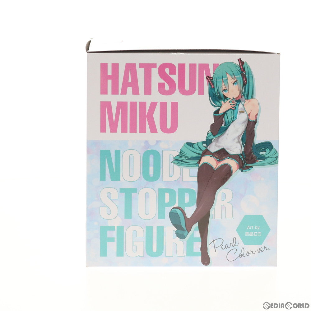 【中古即納】[FIG] 初音ミク VOCALOID ぬーどるストッパーフィギュア -パールカラーver.-  プライズ(AMU-PRZ11744) フリュー(20210131)