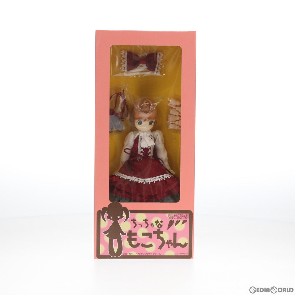 【中古即納】[FIG] ちっちゃなもこちゃん No.12 ロリータビスチェワンピース D リボンレッドドレス(ミディアムボブ/ライトブラウン髪) 完成品 ドール ママチャップトイ(20130425)