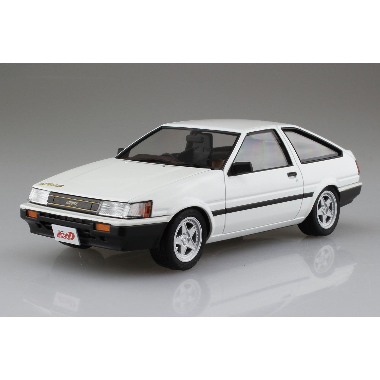 【新品】【お取り寄せ】[PTM] 1/24 頭文字(イニシャル)D No.10 武内樹 AE85 レビン プラモデル アオシマ(20210530)
