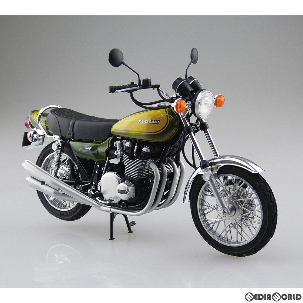 【中古即納】[PTM] ザ・バイク No.47 1/12 カワサキ Z1 900 SUPER4 '73 カスタムパーツ付き プラモデル(062661) アオシマ(20210528)