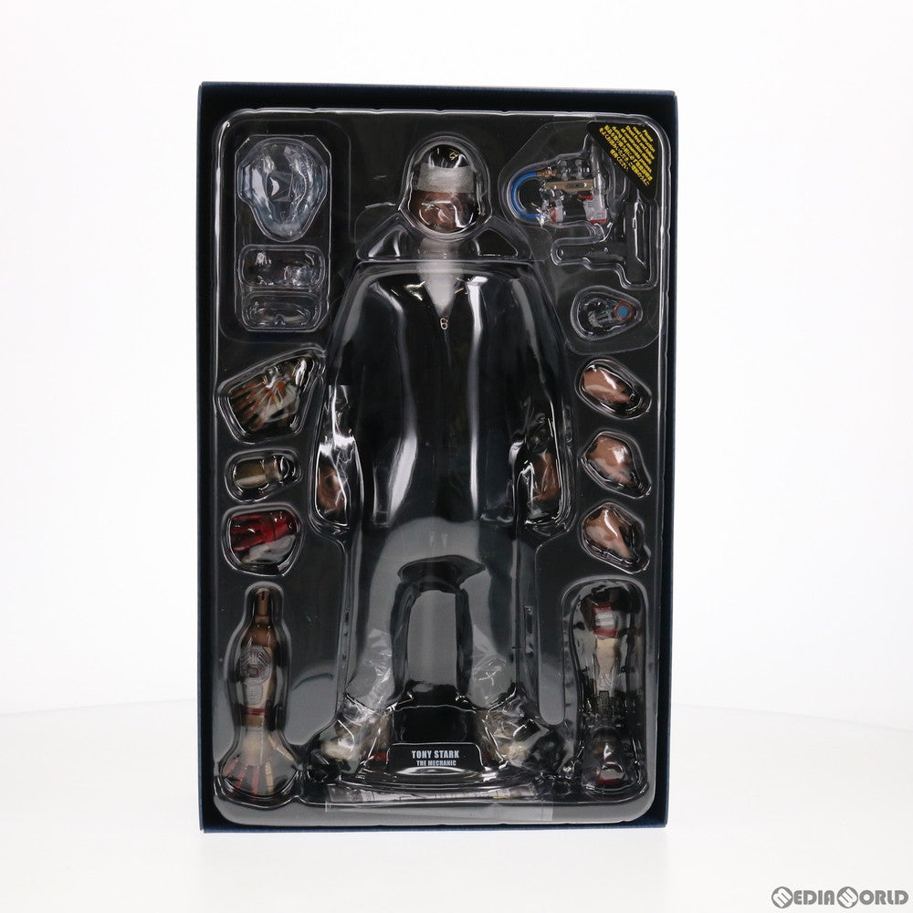 【中古即納】[FIG] ムービー・マスターピース トニー・スターク(マンダリン邸襲撃版) アイアンマン3 1/6 完成品 可動フィギュア(MM#209) ホットトイズ(20131231)