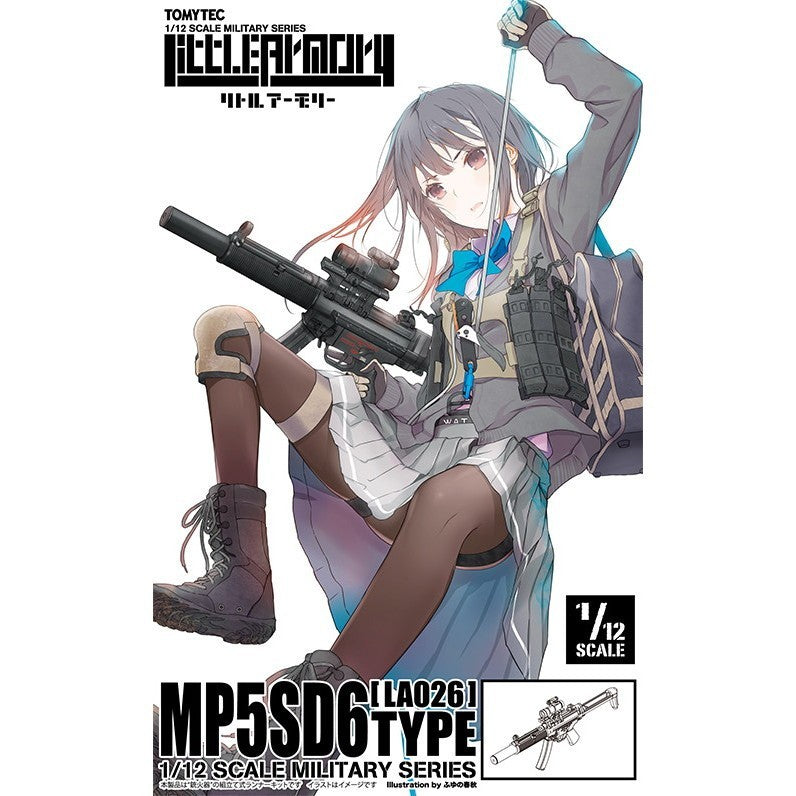 【新品】【お取り寄せ】[PTM] (再々販) LittleArmory(リトルアーモリー) LA026 1/12 MP5SD6タイプ プラモデル(268239) TOMYTEC(トミーテック)(20260531)