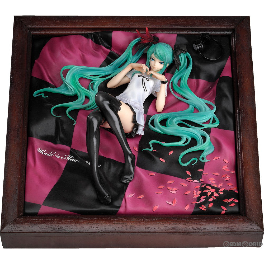 【中古即納】[FIG] (再々販)supercell feat.初音ミク ワールドイズマイン[ブラウンフレーム] キャラクター・ボーカル・シリーズ01 初音ミク 完成品 フィギュア グッドスマイルカンパニー(20220805)