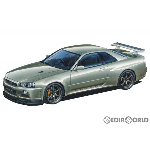 【新品】【お取り寄せ】[PTM] ザ・モデルカー No.134 1/24 ニッサン BNR34 スカイラインGT-R V-specII Nur. '02 プラモデル アオシマ(20210630)