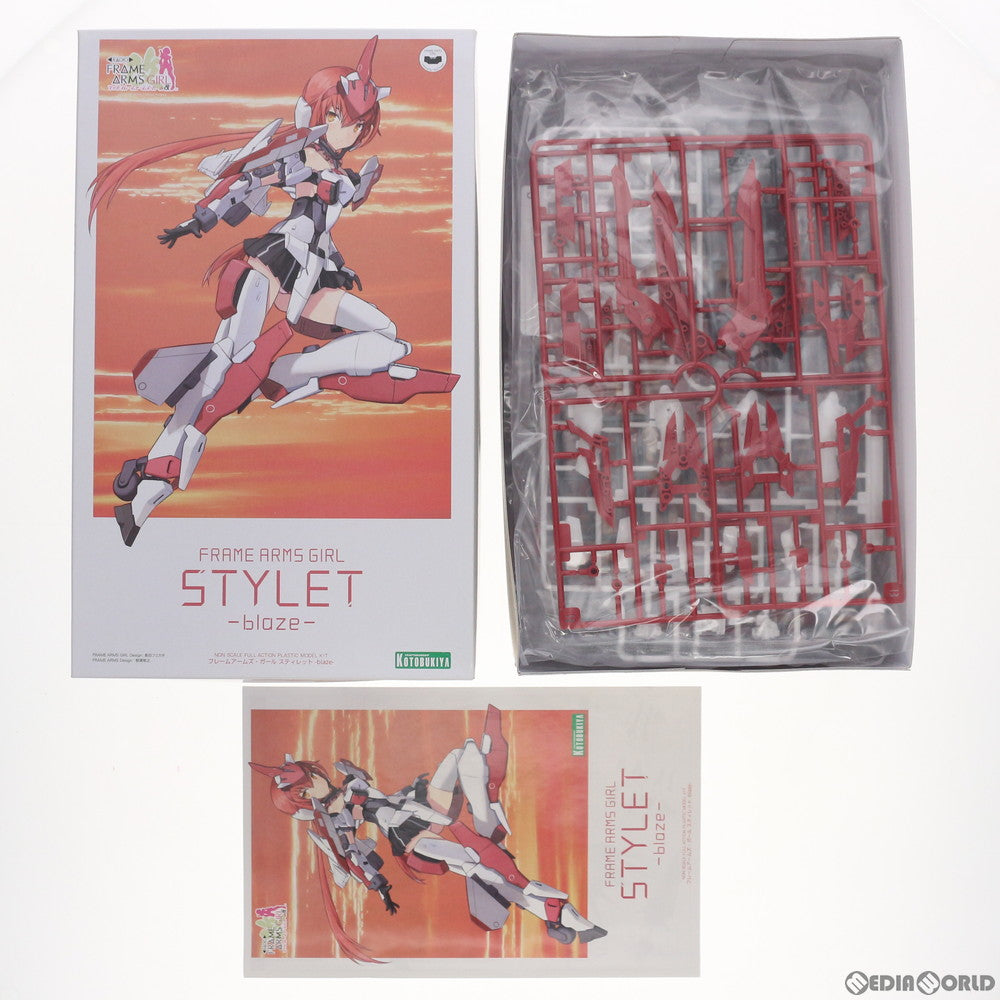 【中古即納】[PTM] (プラモデル単品)フレームアームズ・ガール スティレット-blaze- ラジオ フレームアームズ・ガール改 スペシャルCD プラモデル 日本コロムビア(20190320)
