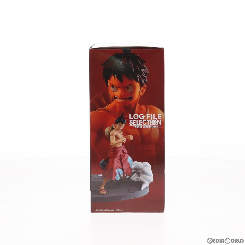 【中古即納】[FIG] モンキー・D・ルフィ LOG FILE SELECTION-WORST GENERATION-vol.1 ONE PIECE(ワンピース) フィギュア プライズ(82760) バンプレスト(20210228)