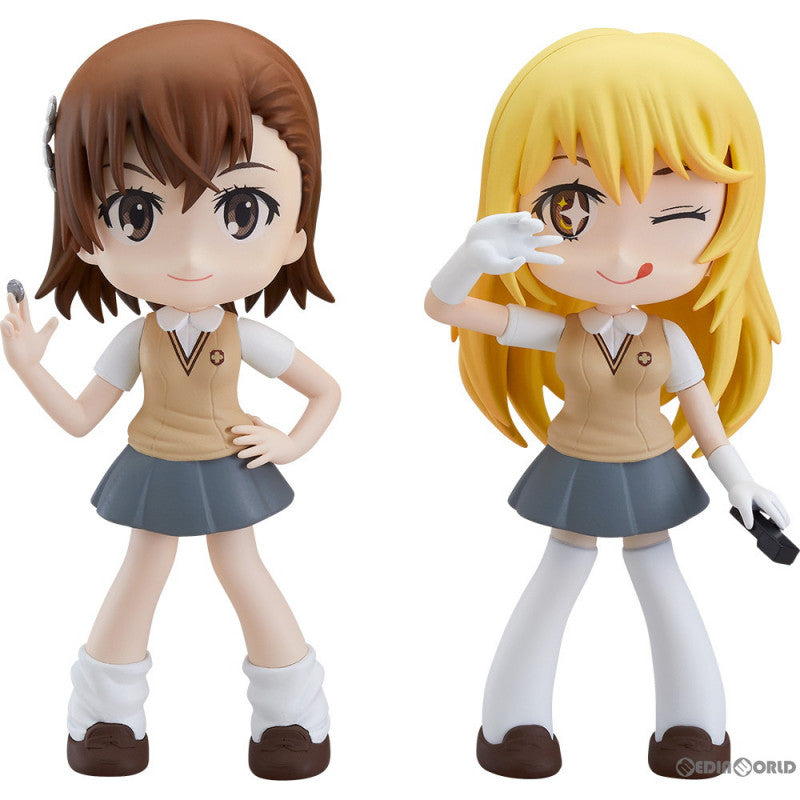 【中古即納】[FIG] ゆるまり 御坂美琴&食蜂操祈(みさかみこと&しょくほうみさき) とある科学の超電磁砲T 完成品 フィギュア FineΦClover(ファインクローバー)(20210821)