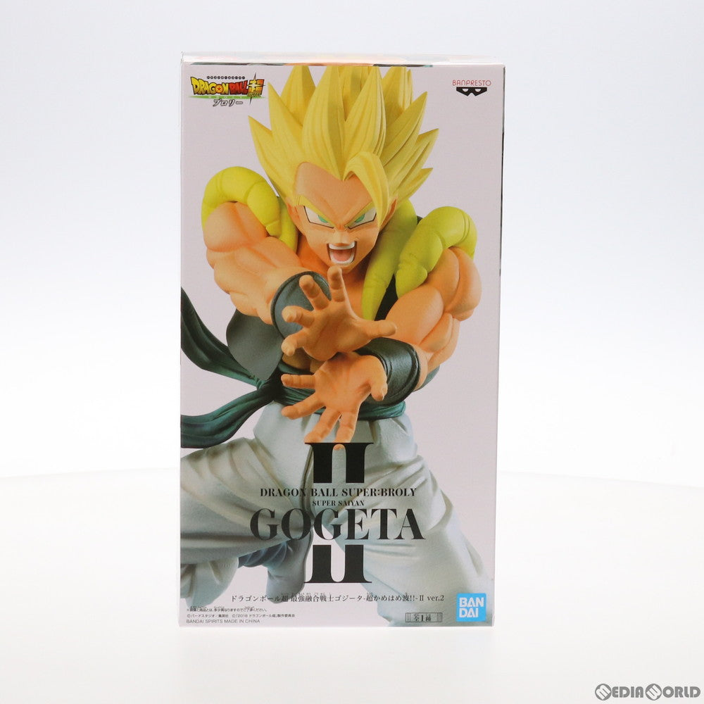 【中古即納】[FIG] ナムコ限定 超サイヤ人ゴジータ ドラゴンボール超(スーパー) ブロリー 最強融合戦士ゴジータ-超かめはめ波!!-II ver.2 フィギュア プライズ(82442) バンプレスト(20200905)